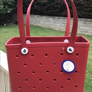 Crimson NWT Baby Bogg & Custom Monogram